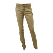 Hugo Boss Beige Slim-Fit Färgade Jeans för Kvinnor Beige, Dam