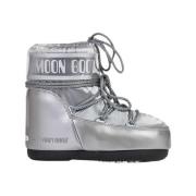 Moon Boot Damkängor i stilren grå/silver Gray, Dam