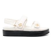 Tory Burch Vita Kira Låga Sportsandaler White, Dam