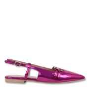 Pretty Ballerinas Yvette Slingback Ballerina i Magentaroze Purple, Dam