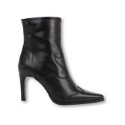 Zinda Klassiska Sidoficka Ankelboots Black, Dam