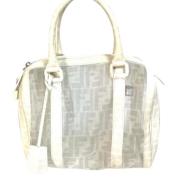 Fendi Vintage Pre-owned Laeder fendi-vskor White, Dam