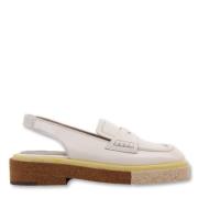 Pertini Stilfull Läderloafer Beige, Dam