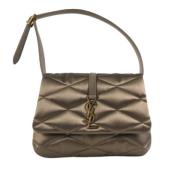 Yves Saint Laurent Vintage Pre-owned Laeder axelremsvskor Brown, Dam