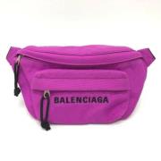 Balenciaga Vintage Pre-owned Tyg crossbodyvskor Purple, Dam