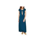 Karma Koma Elegant Maxi Klänning Blue, Dam