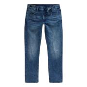 G-star Straight Fit Stretch Denim Jeans Blue, Herr