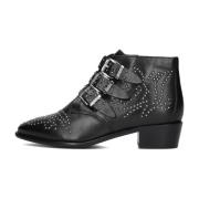 Bronx Stiliga Svarta Ankelboots Black, Dam