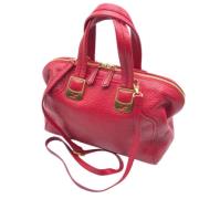 Fendi Vintage Pre-owned Laeder fendi-vskor Red, Dam