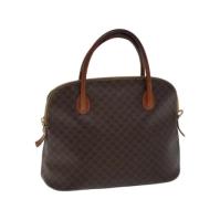 Celine Vintage Pre-owned Laeder handvskor Brown, Dam