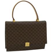 Celine Vintage Pre-owned Laeder handvskor Brown, Dam