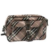 Burberry Vintage Pre-owned Nylon axelremsvskor Pink, Dam