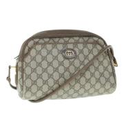 Gucci Vintage Pre-owned Canvas gucci-vskor Beige, Dam