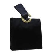 Celine Vintage Pre-owned Silke handvskor Black, Dam