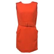 Alexander McQueen Pre-owned Pre-owned Ylle klnningar Orange, Dam