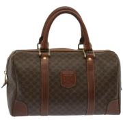 Celine Vintage Pre-owned Laeder handvskor Brown, Dam