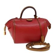 Louis Vuitton Vintage Pre-owned Laeder handvskor Red, Dam