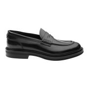 Dolce & Gabbana Svart Läder Loafer Skor Black, Herr