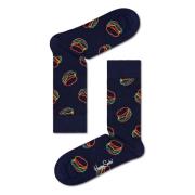 Happy Socks Lunchtid Strumpor Black, Unisex