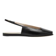 Le Monde Beryl Låg Klack Sandal Black, Dam