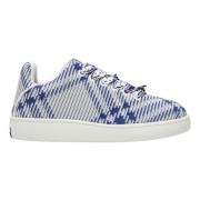 Burberry Stickad Låg Sneaker Blue, Herr