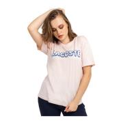 Lacoste Dam T-shirt Tf0202-02P Rosa Pink, Dam