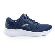 Skechers Marinblå Damsneakers Blue, Dam