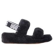 UGG Damtofflor Bekväm Ullblandning Black, Dam