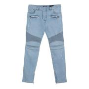 Balmain Regular Fit Denim Jeans Blue, Herr