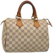 Louis Vuitton Vintage Pre-owned Canvas handvskor White, Dam