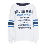 Ball Sportig Sweatshirt Barebellion Blanc De Blanc White, Dam