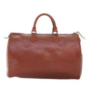 Louis Vuitton Vintage Pre-owned Laeder handvskor Brown, Dam