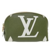 Louis Vuitton Vintage Pre-owned Canvas necessrer Green, Dam