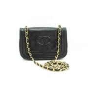 Chanel Vintage Pre-owned Laeder chanel-vskor Black, Dam