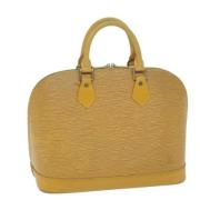 Louis Vuitton Vintage Pre-owned Laeder handvskor Yellow, Dam