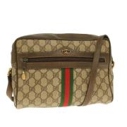 Gucci Vintage Pre-owned Canvas gucci-vskor Beige, Dam