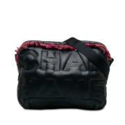 Chanel Vintage Pre-owned Canvas chanel-vskor Black, Dam