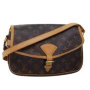 Louis Vuitton Vintage Pre-owned Canvas axelremsvskor Brown, Dam