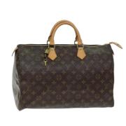 Louis Vuitton Vintage Pre-owned Canvas handvskor Brown, Dam