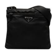 Prada Vintage Pre-owned Canvas prada-vskor Black, Dam