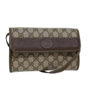 Gucci Vintage Pre-owned Laeder gucci-vskor Beige, Dam