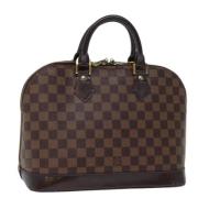 Louis Vuitton Vintage Pre-owned Canvas handvskor Brown, Dam