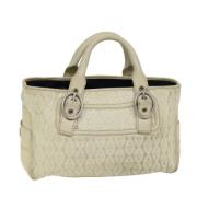 Celine Vintage Pre-owned Laeder totevskor White, Dam