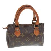 Louis Vuitton Vintage Pre-owned Canvas handvskor Brown, Dam