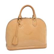 Louis Vuitton Vintage Pre-owned Laeder handvskor Beige, Dam