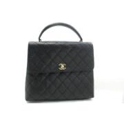 Chanel Vintage Pre-owned Laeder chanel-vskor Black, Dam