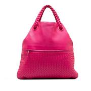 Bottega Veneta Vintage Pre-owned Laeder handvskor Pink, Dam