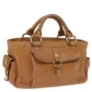 Celine Vintage Pre-owned Laeder handvskor Brown, Dam