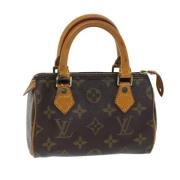 Louis Vuitton Vintage Pre-owned Canvas handvskor Brown, Dam