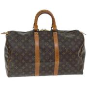 Louis Vuitton Vintage Pre-owned Canvas resvskor Brown, Dam